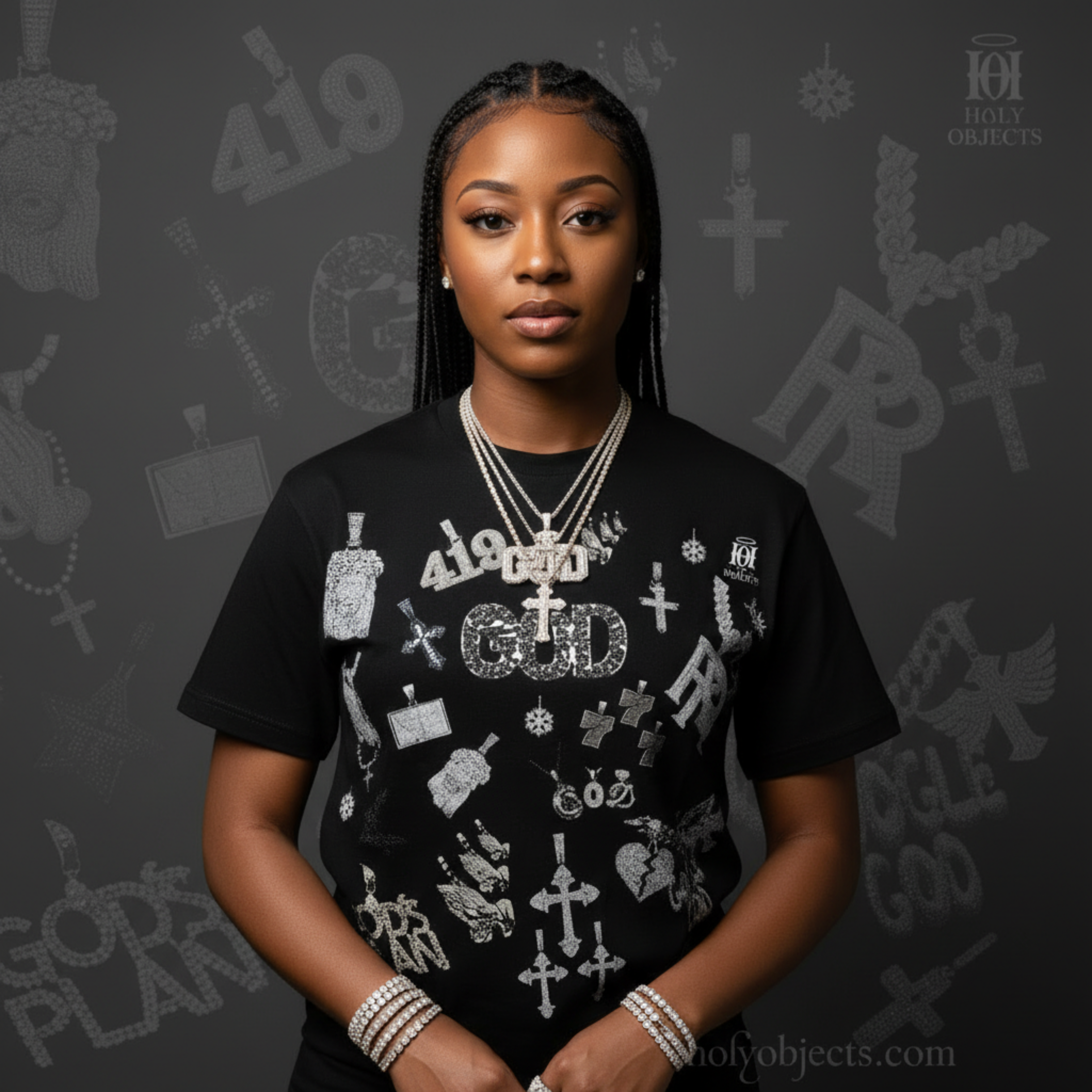 GOD PANDANT – Oversized T